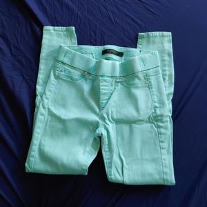 Liverpool turquoise ankle jeans
